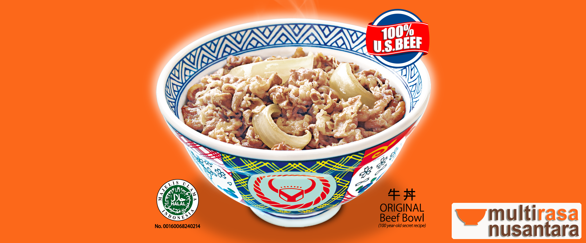 Japan�s No. 1 Beef Bowl since 1899, Tokyo - Japan, Now in Indonesia.